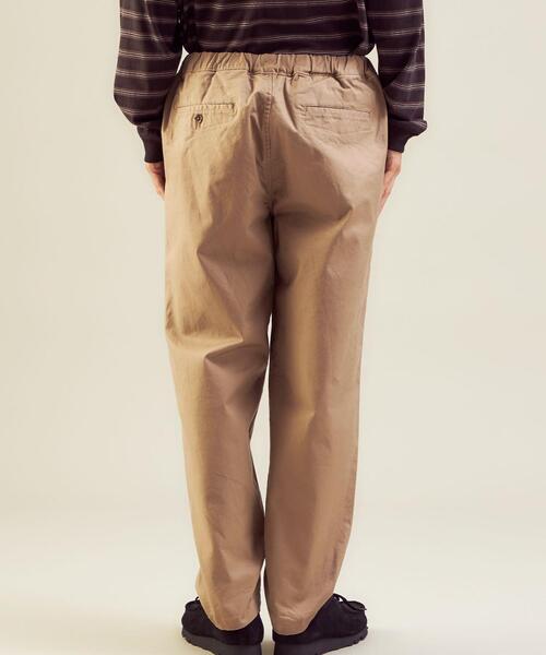 green label relaxing（グリーンレーベルリラクシング）の「＜GLR/ lab＞60/3 チノクロス イージー トラウザーズ（その他パンツ・メンズ・オリーブ/ベージュ/ブラック・M/L/S/XL）」の5枚目の写真