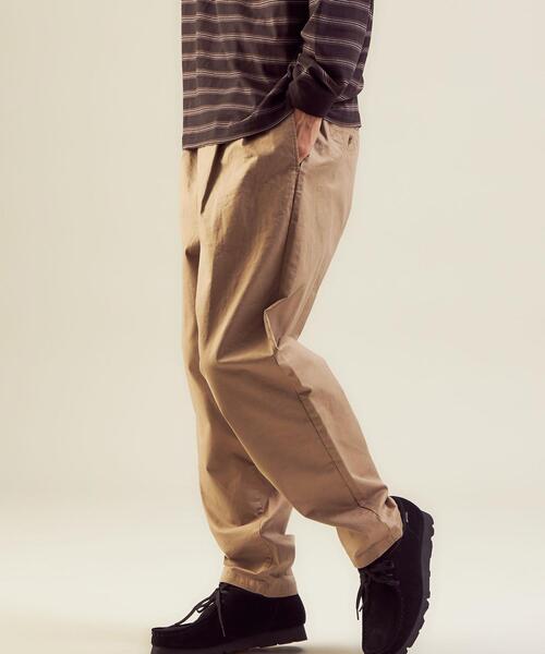 green label relaxing（グリーンレーベルリラクシング）の「＜GLR/ lab＞60/3 チノクロス イージー トラウザーズ（その他パンツ・メンズ・オリーブ/ベージュ/ブラック・M/L/S/XL）」の6枚目の写真