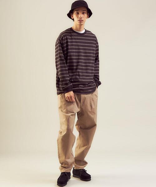 green label relaxing（グリーンレーベルリラクシング）の「＜GLR/ lab＞60/3 チノクロス イージー トラウザーズ（その他パンツ・メンズ・オリーブ/ベージュ/ブラック・M/L/S/XL）」の13枚目の写真