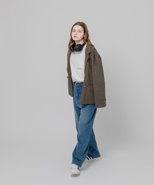 MUHET(ミュエータ)の「【ユニセックス】MUHETロゴ刺繍ロンT(Tシャツ/カットソー・レディース・ホワイト/ブラック/マスタード・SMALL/MEDIUM/LARGE/X-LARGE)」の10枚目の写真