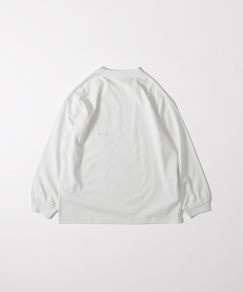 MUHET(ミュエータ)の「【ユニセックス】MUHETロゴ刺繍ロンT(Tシャツ/カットソー・レディース・ホワイト/ブラック/マスタード・SMALL/MEDIUM/LARGE/X-LARGE)」の5枚目の写真