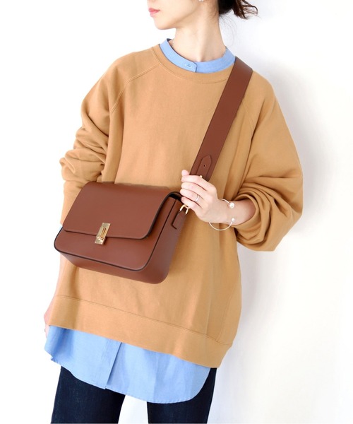 SLOBE IENA（スローブイエナ）の「【MARCO BIANCHINI/マルコ・ビアンキーニ 】ショルダーバッグ◆（ショルダーバッグ・レディース・グレー/ブラウン・FREE）」の2枚目の写真