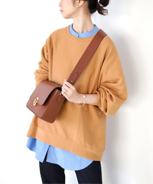 SLOBE IENA（スローブイエナ）の「【MARCO BIANCHINI/マルコ・ビアンキーニ 】ショルダーバッグ◆（ショルダーバッグ・レディース・グレー/ブラウン・FREE）」の3枚目の写真