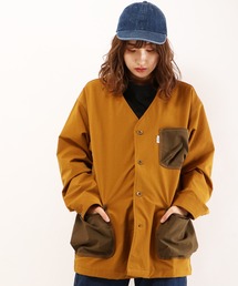 JRD by JARLD | 【JRD by JARLD】撥水ストレッチノーカラーカバーオール(カバーオール)