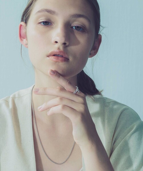 ete（エテ）の「チェーンネックレス（ネックレス・レディース・シルバー・FREE）」の4枚目の写真