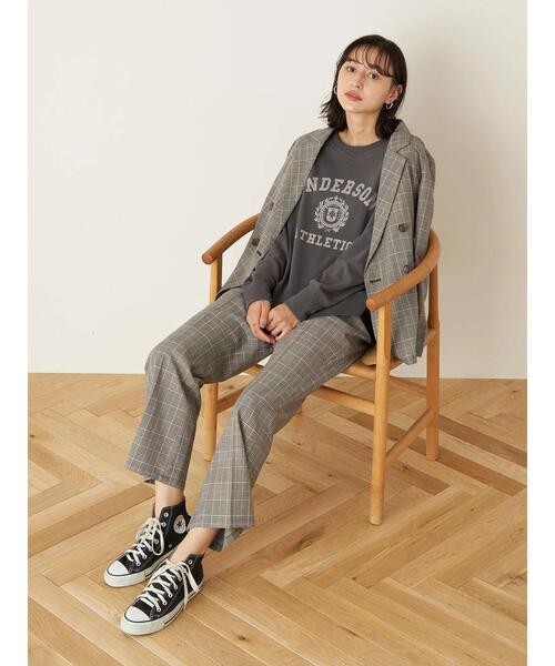 earth music&ecology（アースミュージックアンドエコロジー）の「チェックダブルジャケット ＊（ブルゾン・レディース・ブルー系その他3/チェック・FREE）」の19枚目の写真