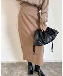 MLI'A | フェイクウールナロー/スカート(スカート)
