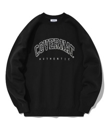 COVERNAT（カバーナット）の「【COVERNAT】APPLIQUE ARCH LOGO CREWNECK / カバーナット アップリケ アーチ ロゴ スウェットシャツ（スウェット）」