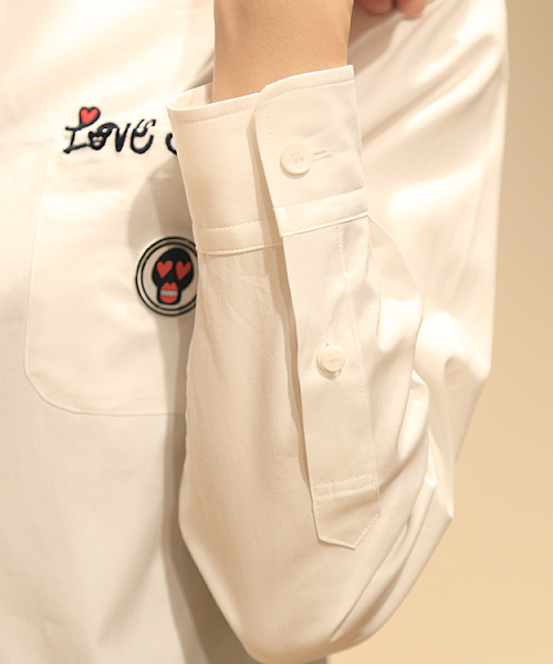 NUMERO UNO（ヌメロウーノ）の「Button Down Shirts (Love Skull 