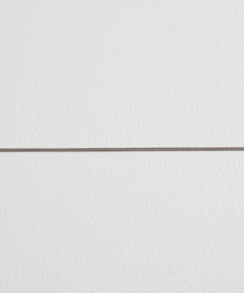 muku（ムク）の「金属アレルギー対応 1mmシンプルスネークネックレス / サージカルステンレス（ネックレス・レディース・シルバー/ゴールド・39cm/45cm/52cm）」の16枚目の写真