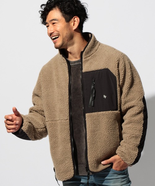 BAYFLOW（ベイフロー）の「スタンドネックボアブルゾン（ブルゾン・メンズ・ベージュ/イエロー/オフホワイト・SMALL/LARGE/MEDIUM）」の16枚目の写真