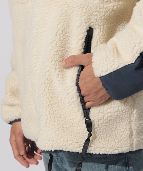 BAYFLOW（ベイフロー）の「スタンドネックボアブルゾン（ブルゾン・メンズ・ベージュ/イエロー/オフホワイト・SMALL/LARGE/MEDIUM）」の9枚目の写真