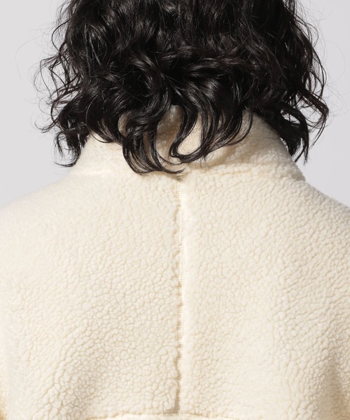 BAYFLOW（ベイフロー）の「スタンドネックボアブルゾン（ブルゾン・メンズ・ベージュ/イエロー/オフホワイト・SMALL/LARGE/MEDIUM）」の6枚目の写真