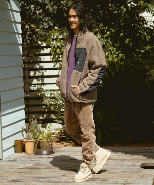 BAYFLOW（ベイフロー）の「スタンドネックボアブルゾン（ブルゾン・メンズ・ベージュ/イエロー/オフホワイト・SMALL/LARGE/MEDIUM）」の15枚目の写真