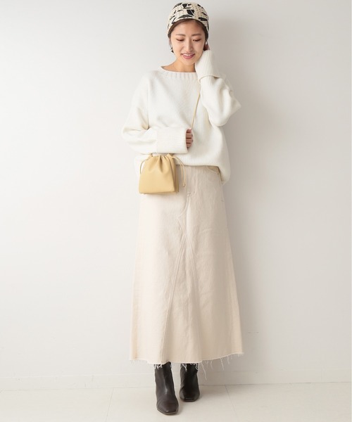 IENA（イエナ）の「【YANUK/ヤヌーク】リメイクスカート◆（デニムスカート・レディース・ナチュラル・XS/S/M）」の6枚目の写真