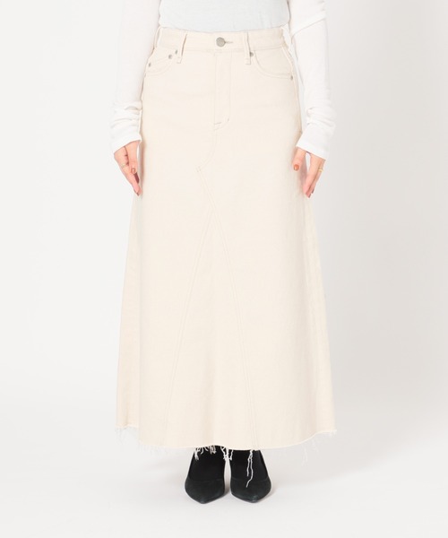 IENA（イエナ）の「【YANUK/ヤヌーク】リメイクスカート◆（デニムスカート・レディース・ナチュラル・XS/S/M）」の4枚目の写真