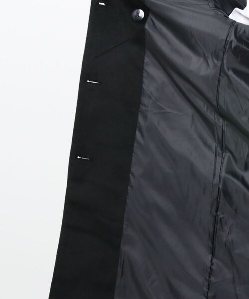 MARY QUANT（マリークワント）の「ショールカラーWフロント ロングコート（チェスターコート・レディース・ブラック/ベージュ・M）」の18枚目の写真