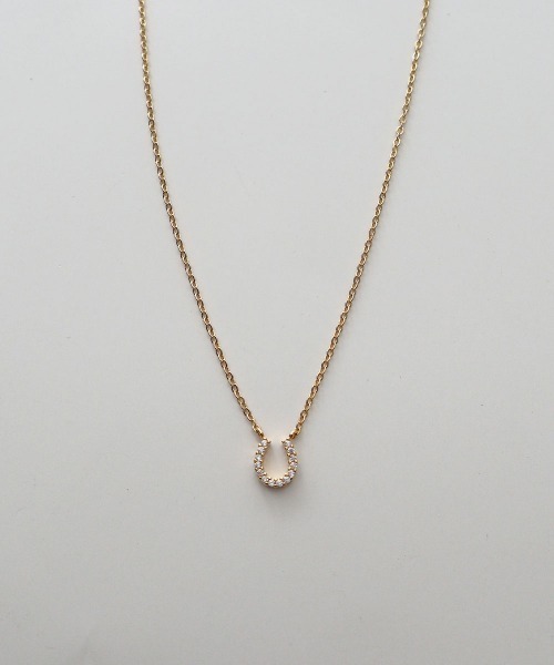 CEMONEMO（セモネモ）の「キュービック ホースシュー ペンダントネックレス（ネックレス・レディース・シルバー/ゴールド・FREE）」の9枚目の写真