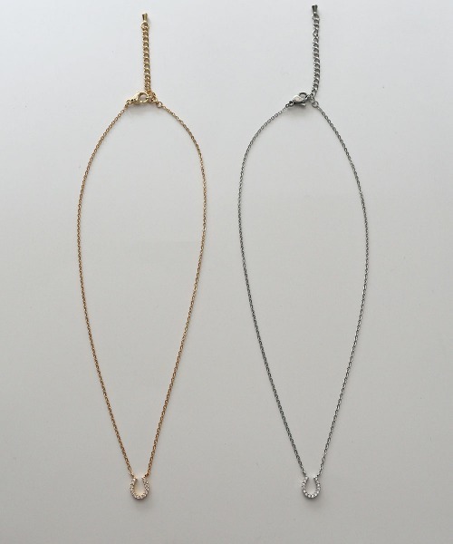 CEMONEMO（セモネモ）の「キュービック ホースシュー ペンダントネックレス（ネックレス・レディース・シルバー/ゴールド・FREE）」の8枚目の写真