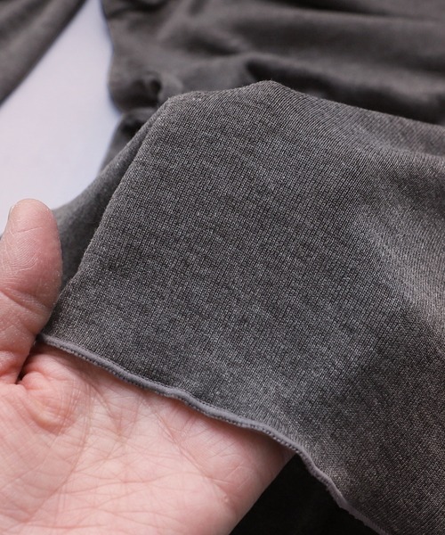 reca(レカ)の「シアータートルプルオーバー(Tシャツ/カットソー・レディース・ライトグレー/ブラック/グレイッシュベージュ/オフホワイト/チャコールグレー・M)」の14枚目の写真