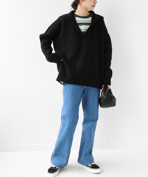 セール】スパニッシュウールセーラーカラー◇（ニット/セーター