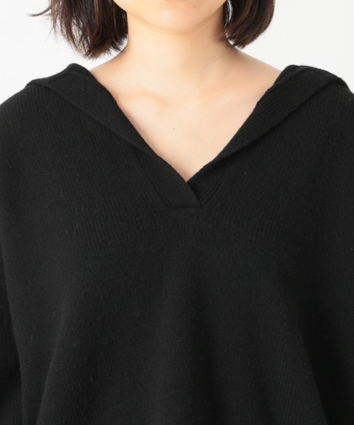 JOURNAL STANDARD relume(ジャーナルスタンダード レリューム)の「スパニッシュウールセーラーカラー◆(ニット/セーター・レディース・ホワイト/ブラック・FREE)」の22枚目の写真