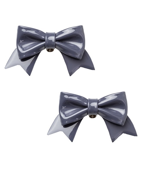 DearMyLove（ディアマイラブ）の「シューズ用リボンクリップ（シューズ小物/雑貨・レディース・ブラック/ミント/スモークピンク/ベビーピンク/ボルドー/ピンク/ダークインディゴブルー/レッド/ブルー/パープル/ラベンダー・FREE）」の5枚目の写真