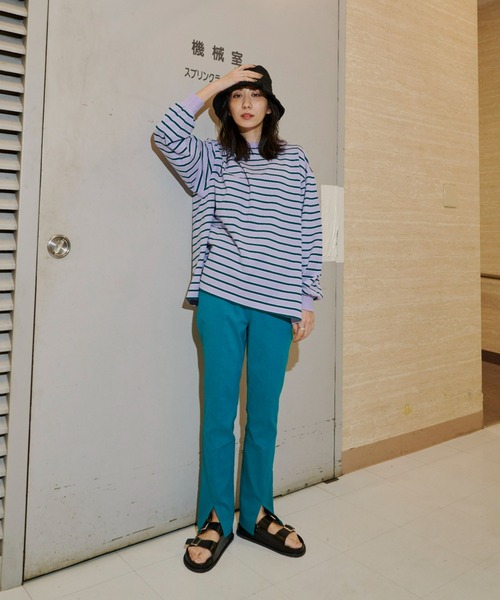 Auntie Rosa Holiday（アンティローザホリデー）の「ストレッチセンタースリットスラックス / サイズ展開あり（スラックス・レディース・ブラック/グリーン/オレンジ/ダークグリーン/ピンク・SMALL/MEDIUM）」の18枚目の写真