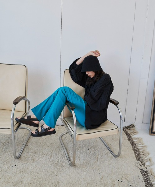 Auntie Rosa Holiday（アンティローザホリデー）の「ストレッチセンタースリットスラックス / サイズ展開あり（スラックス・レディース・ブラック/グリーン/オレンジ/ダークグリーン/ピンク・SMALL/MEDIUM）」の9枚目の写真