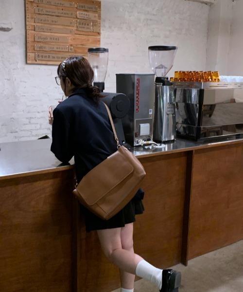 yuue' ( wear )（ユーイ）の「2way レザーショルダーバッツ / トートバッグ（トートバッグ・レディース・ブラック/ブラウン・FREE）」の13枚目の写真