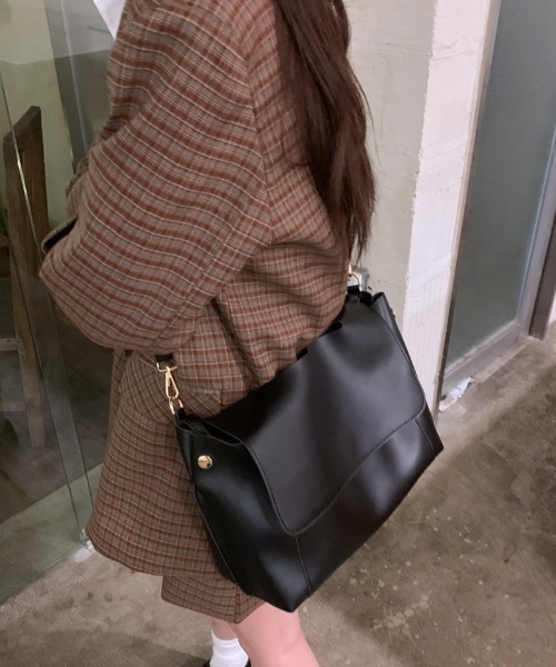 yuue' ( wear )（ユーイ）の「2way レザーショルダーバッツ / トートバッグ（トートバッグ・レディース・ブラック/ブラウン・FREE）」の21枚目の写真