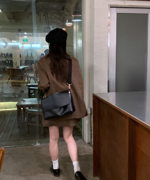 yuue' ( wear )（ユーイ）の「2way レザーショルダーバッツ / トートバッグ（トートバッグ・レディース・ブラック/ブラウン・FREE）」の8枚目の写真