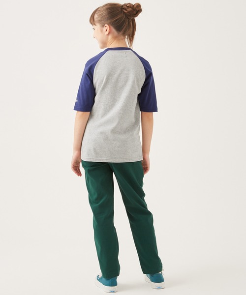 KRIFF MAYER Kid's Collection（クリフメイヤーキッズコレクション）の「ラグラン7分T（Tシャツ/カットソー・キッズ・オフホワイト/チャコール/ネイビー/グレー・170/160/140/150/120/130）」の18枚目の写真