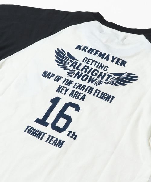 KRIFF MAYER Kid's Collection（クリフメイヤーキッズコレクション）の「ラグラン7分T（Tシャツ/カットソー・キッズ・オフホワイト/チャコール/ネイビー/グレー・170/160/140/150/120/130）」の15枚目の写真