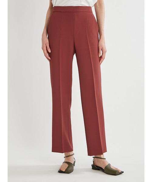 Mila Owen（ミラオーウェン）の「センタープレスシガレットスーツUPパンツ（スラックス・レディース・ボルドー/ブラック/アイボリー・1/0）」の18枚目の写真