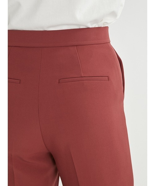 Mila Owen（ミラオーウェン）の「センタープレスシガレットスーツUPパンツ（スラックス・レディース・ボルドー/ブラック/アイボリー・1/0）」の10枚目の写真