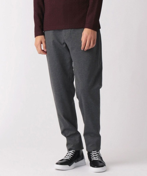 NICOLE CLUB FOR MEN（ニコルクラブフォーメン）の「ポンチイージーパンツ（その他パンツ・メンズ・チャコール/ネイビー/ブラック系その他/ライトグレー・LARGE/SMALL/MEDIUM/X-LARGE）」の4枚目の写真