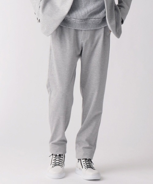 NICOLE CLUB FOR MEN（ニコルクラブフォーメン）の「ポンチイージーパンツ（その他パンツ・メンズ・チャコール/ネイビー/ブラック系その他/ライトグレー・LARGE/SMALL/MEDIUM/X-LARGE）」の3枚目の写真