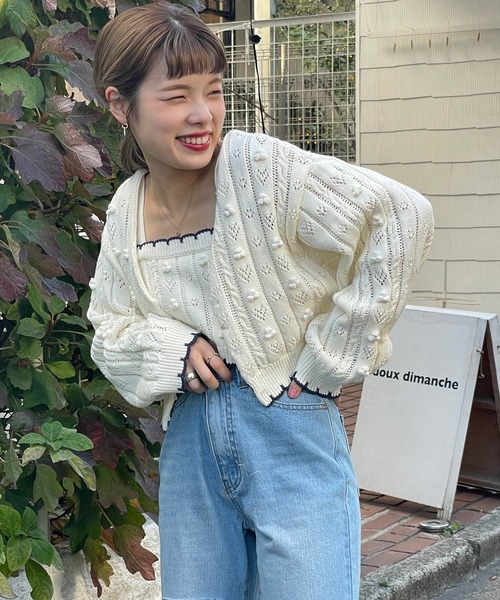 wcloset ビスチェ w closet（ダブルクローゼット）の「ポコポコ2WAYビスチェ