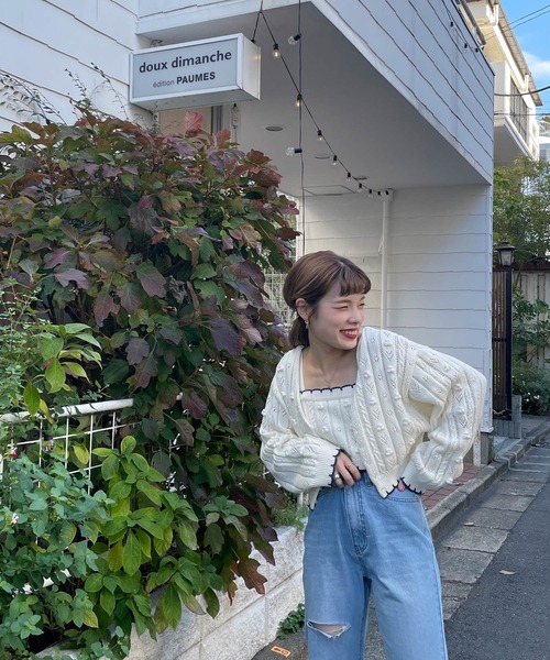 wcloset ビスチェ フリルビスチェキャミ | w closet(ダブルクローゼット