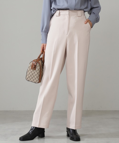 N.（N. Natural Beauty Basic）（エヌエヌナチュラルビューティーベーシック）の「◆カラーストレートパンツ（その他パンツ・レディース・クリーム/ブルー/オレンジ・MEDIUM）」の4枚目の写真