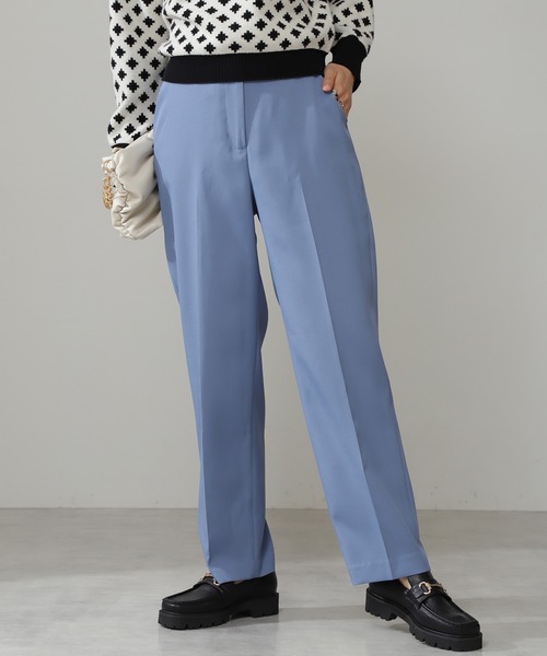 N.（N. Natural Beauty Basic）（エヌエヌナチュラルビューティーベーシック）の「◆カラーストレートパンツ（その他パンツ・レディース・クリーム/ブルー/オレンジ・MEDIUM）」の7枚目の写真