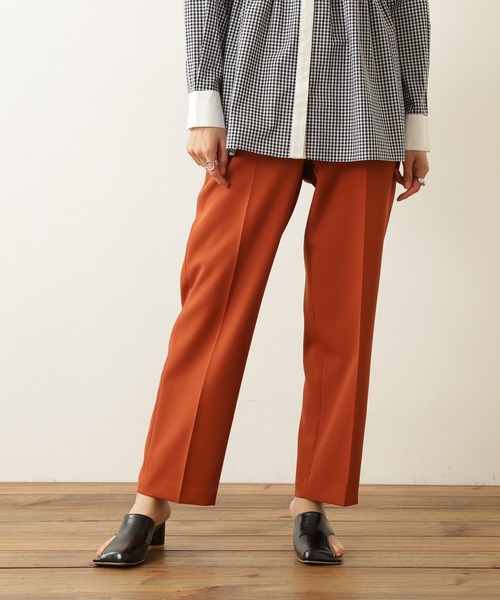 N.（N. Natural Beauty Basic）（エヌエヌナチュラルビューティーベーシック）の「◆カラーストレートパンツ（その他パンツ・レディース・クリーム/ブルー/オレンジ・MEDIUM）」の10枚目の写真