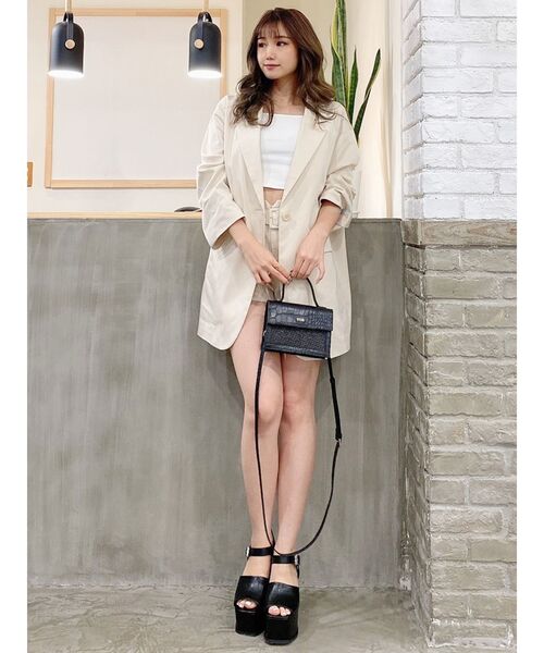 GYDA（ジェイダ）の「【SETUP着用可】バックアジャストメントシングルジャケット（テーラードジャケット・レディース・アイボリー/その他1・FREE）」の18枚目の写真