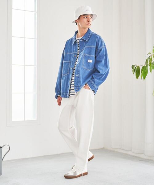 SMITH'S（スミス）の「SMITH'S(スミス)別注 トラッカージャケット（デニムジャケット・メンズ・ブラック/ネイビー・SMALL/MEDIUM/LARGE/X-LARGE）」の11枚目の写真