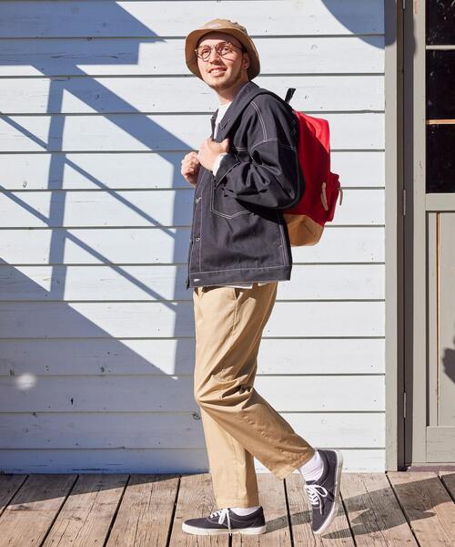 SMITH'S（スミス）の「SMITH'S(スミス)別注 トラッカージャケット（デニムジャケット・メンズ・ブラック/ネイビー・SMALL/MEDIUM/LARGE/X-LARGE）」の7枚目の写真