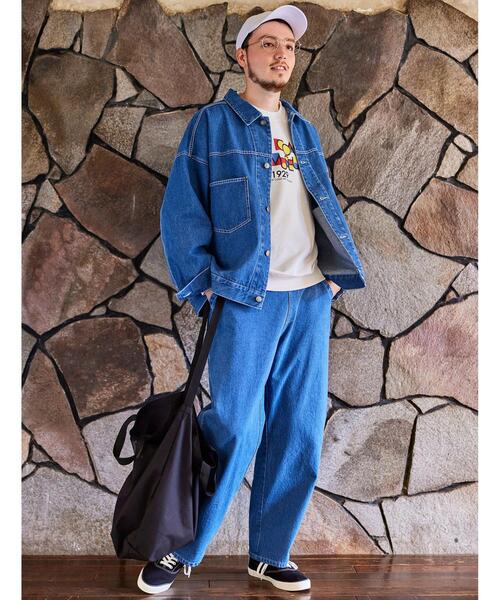 SMITH'S（スミス）の「SMITH'S(スミス)別注 トラッカージャケット（デニムジャケット・メンズ・ブラック/ネイビー・SMALL/MEDIUM/LARGE/X-LARGE）」の9枚目の写真