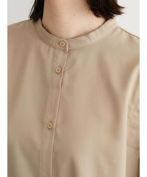 Green　Parks（グリーンパークス）の「ビエラ肩タックワンピース＊＊（ワンピース・レディース・ベージュ/サックスブルー・FREE）」の9枚目の写真