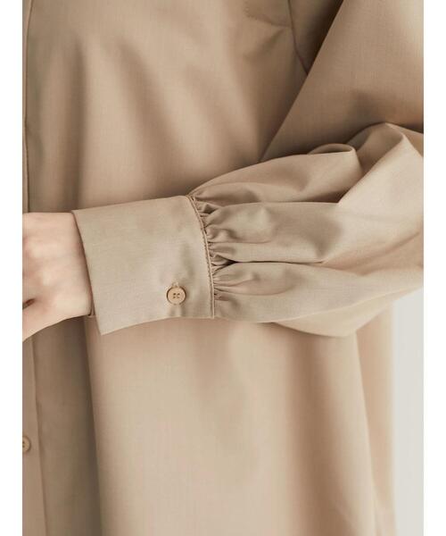 Green　Parks（グリーンパークス）の「ビエラ肩タックワンピース＊＊（ワンピース・レディース・ベージュ/サックスブルー・FREE）」の11枚目の写真