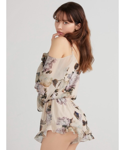 割引卸し売り フラワーシフォン ロンパース ルームウェア パジャマ Ravijour ラヴィジュール のファッション セール値下 Unicoopmed Com Br